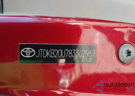 2008 Toyota Prius from USA, damaged, VIN JTDKB20U783362967